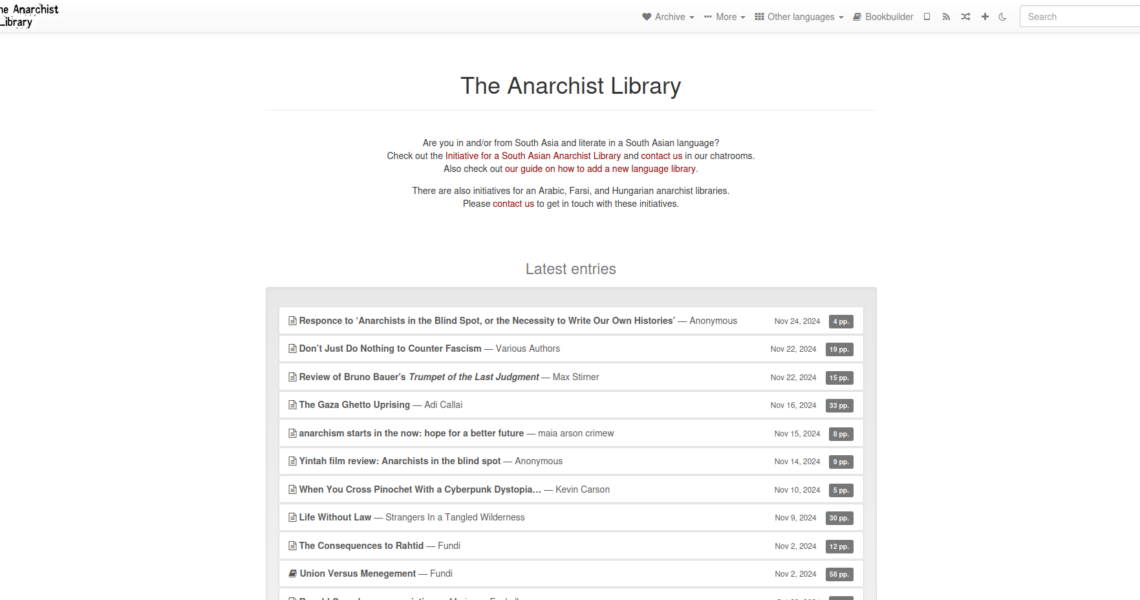 The Anarchist Library